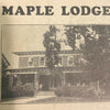 Maple Lodge Hotel 1930s-1940s business card Staunton VA