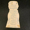 Hoyt's German Cologne Vintage 1800s Diecut Trade Card Bookmark Lowell MA