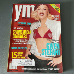 YM Your Magazine March 2001 Gwen Stefani Jean Jackets Cheerleader Hazing