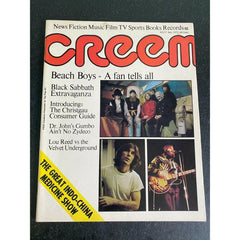 Creem July 1972 vintage magazine Black Sabbath Beach Boys Lou Reed