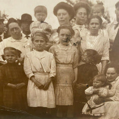 Bellevue Ohio RPPC Postcard Family Identified Vintage Early 1900s