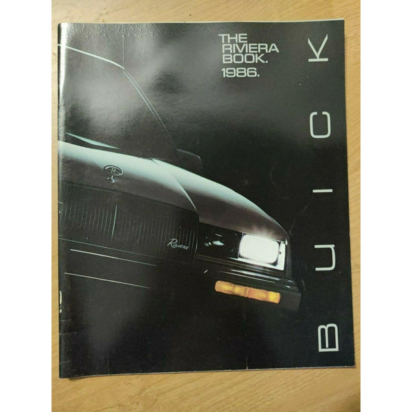 Buick Riviera 1986 Brochure 24pgs vintage car