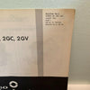 Delco Rochester 2G 2GC 2GV Carburetor 1964 Service Manual Bulletin 9D-3