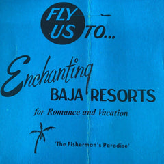 Jimsair Baja Mexico Booklet Air Transportation Vintage Aviation San Diego