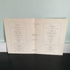 French Line 1959 Tourist Class Menus Lot of 4 S.S. Flandre Cruise Line Ship Travel