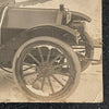 Antique Car RPPC Old Man Beard Real Photo Postcard Vintage Early 1900s Winter