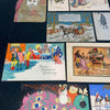 Christmas Cards Vintage Lot of 14 Sleigh Caroling Religious