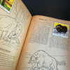 Golden Stamp Book of Animals of the Past Complete 1969 Vintage Dinosaurs