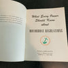 US Coast Guard Motorboat Regulations 1948 Vintage