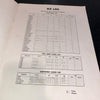 National Company Short Wave Radio Station Log Book 1950s Malden MA