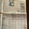 Cleveland Press July 10 1943 WW2 UN Invades Sicily Complete Newspaper Ohio