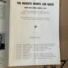 Buckeye Sports Car Races 1958 Program Akron Airport Ohio