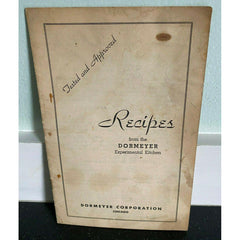 Vintage Recipes 1930s Dormeyer Corporation Chicago Electric Food Mixer Cookbook